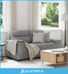 Dvosjed Sofa Svijetlo siva 160x81x84 cm Tkanina - NOVO