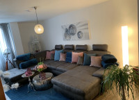 Microfibra garnitura *Baldemo Style*260/271/195 antracit