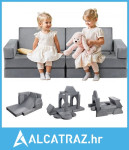 Modularni dječji kauč za igru, sekcijska sofa za malu djecu s naslonim