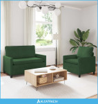 Set sofe 2 pcs Jungle zelena Tkanina - NOVO