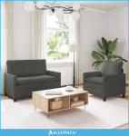 Set sofe 2 pcs Tamnosiva Tkanina - NOVO