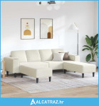 Set sofe 3 pcs Krema Baršun - NOVO