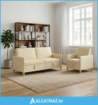 Set sofe s pohranom 2 pcs Krem Poliester - NOVO