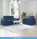 Sofa 2 pcs Plava - NOVO