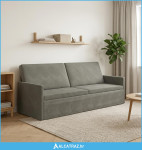 Sofa za 3 osobe Svjetlosiva 220 x 81 x 82 cm Kordura tekstil - NOVO