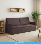 Sofa za 3 osobe Tamno smeđa 190 x 81 x 82 cm Tkanina - NOVO