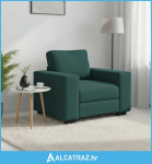 Sofa fotelja tamnozelena 100x77x82 cm tkanina - NOVO