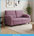 Sofa Ljubičasta 174 x 85 x 93 cm Baršun - NOVO