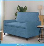 Sofa Plava 126 x 81 x 87,5 cm Tkanina - NOVO
