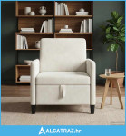 Sofa s pohranom Krem 72 x 78 x 87 cm Poliester - NOVO