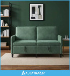 Sofa s pohranom Morska zelena 152 x 78 x 87 cm Poliester - NOVO