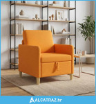 Sofa s pohranom Tamno žuta 72 x 78 x 87 cm Poliester - NOVO