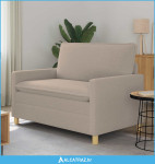 Sofa Svjetlosiva 126 x 81 x 87,5 cm Tkanina - NOVO