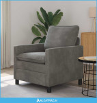 Sofa Tamnosiva 76 x 81 x 87,5 cm Baršun - NOVO