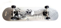 Skateboard Skull V281 srebrni