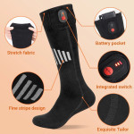 Grijače elektične čarape dokoljenke za zimske sportove i slično USB pu