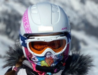 Dječja ski kaciga 51-55cm + naočale, Alpina