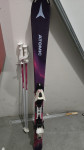 Skije ATOMIC dječje 130cm +štapovi i ROCES pance 35-38, malo korišteno