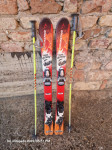 skije 100 cm s štapovima