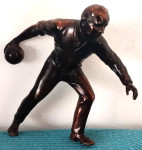 antigue skulptura kuglaša - bronca