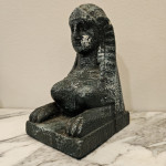 Antikna Figura Sfinge od Lijevanog Željeza, 1900.–1940., 19 cm