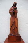 Gospa - Bogorodica sa djetetom - r. rezbareno drvo - skulptura - kip 2