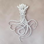 Metal art skulptura hobotnica