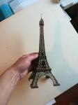 metalna skulptura Eiffelov toranj, visina 31cm