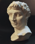 Michelangelo Buonarroti - David - replika glave cca 27cm