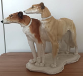 porculanska figura - hrtovi