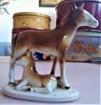 porculanska figura kobile i ždrebeta iz 1960.godine