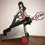 RIJETKO!!! NIKOLINA IVEZIĆ - "Boom" - Velika skulptura - 60x50x21cm