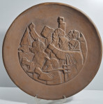 seljačka buna - tanjur u terakoti