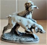 skulptura u alabasteru - psi u lovu