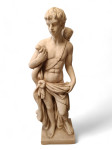 Skulptura od terakote "Hektor - dječak lovac" 85×30 cm