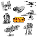 Star Wars (Ratovi zvijezda) diy uradi sam metalni 3D modeli