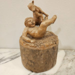 Tobias Trost 1961. – originalna tirolska drvena skulptura, Austrija