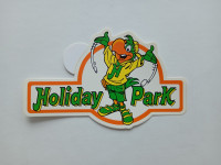 2 x HOLIDAY PARK ORIGINALNA SAMOLJEPLJIVA NALJEPNICA 15cm x 11cm