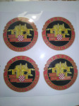 4.Gardijska brigada Pauci vinil naljepnica (Hrvatska)