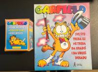 Garfield prazan album i kutija sa sličicama