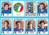 ITALIJA - PAOLO ROSSI ... Panini World Cup Story ... lot od 8. sličica