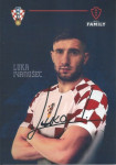 KK000376 Kartica Hrv. Nogomet Reprezentacija 10.5x13cm Luka Ivanušec