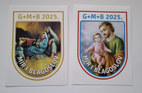 NALJEPNICE BLAGOSLOV OBITELJI, MIR I BLAGOSLOV, G+M+B 2025. 2 komada