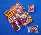 PANINI ◄ FC Barcelona 2010/11 ► prazan album + kompletan set sličica