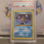 Pokemon karta: Squirtle PSA 8 (Team Rocket set, 2000. godina)