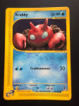 Pokemon karte: Krabby 115/165 2002