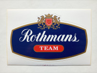 ROTHMANS - ORIGINALNA SAMOLJEPLJIVA NALJEPNICA 16,5cmx11cm i 9cmx5,5cm