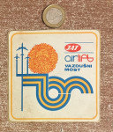 STARA NALJEPNICA - JAT, AIRLIFT