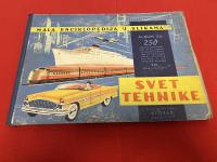 SVET TEHNIKE-album sa sličicama-1957 godina (kompletan)