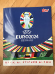 UEFA Euro 2024 Germany Official Sticker Album +6 sličica 90 str Topps